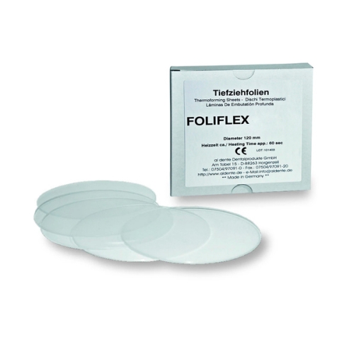 Foliflex, transparent - фольга для термоформирования, прозрачная, 1,0 мм, 20 шт