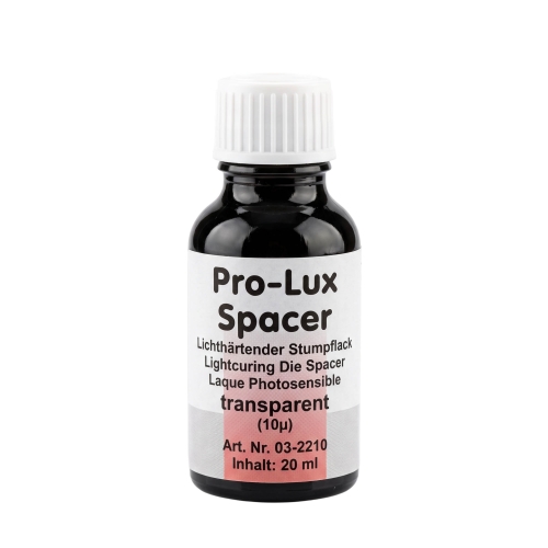 Компенсационный лак Pro-Lux Spacer, AL DENTE, красный, 10 мкм, 20 мл
