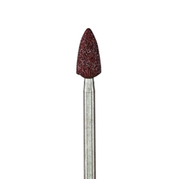 Red mounted fine grain grinding stones, 2.35 mm (H7) - мелкозернистые шлифовальные камни