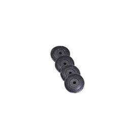 Rubber polisher knife-edge wheels, black - резиновые полиры-линзы, черные