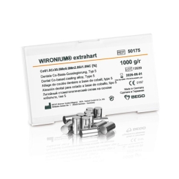 Wironium - кобальт-хромовый сплав для бюгельного протезирования, экстра твердый, 1000 г