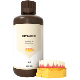 Смола для изготовления временных коронок и мостов, цвет А2, ZMG, ёмкость 1 кг