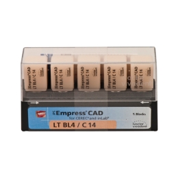 IPS Empress CAD CEREC/inLab LT BL4 C14 - блоки из керамики, 5 шт