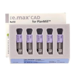 IPS e.max CAD for PlanMill LT A3,5 I12/5 - блоки из дисиликата лития, цвет A3,5, 5 шт/уп