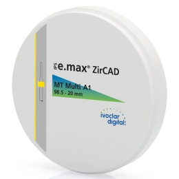 IPS e.max ZirCAD MT Multi A1 98.5-20/1 - диск для фрезерования