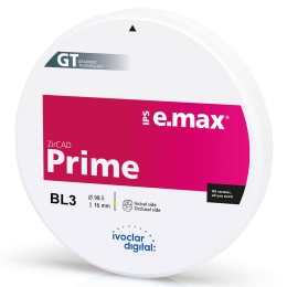 IPS e.max ZirCAD Prime BL3 98.5-16/1 - диск для фрезерования