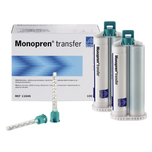 А-силикон среднетекучий Monopren transfer Normal pack, 2 х 50мл