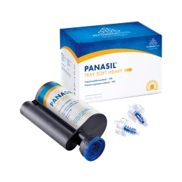 Panasil tray Soft Heavy - вязкотекучий, устойчивый материал для точных оттисков, пониженная конечная твердость, 1 x 380 мл