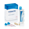 Материал для временных реставраций, Visalys Temp А2 Normal pack, KETTENBACH, картридж 50 мл, 15 смесительных канюль голубовато-оранжевых, 50 мл