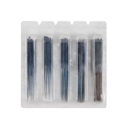 Иглы корневые граненые для медикаментозной обработки каналов зубов комплект (№ 3, № 5, № 6), КМИЗ, блистер 100 шт