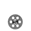 Инструмент зуботехнический, диск алмазный двусторонний 918PB 104 180, KOMET