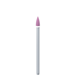 Инструмент стоматологический, полир пламевидный для керамики, розовый 94000M 104 030, KOMET