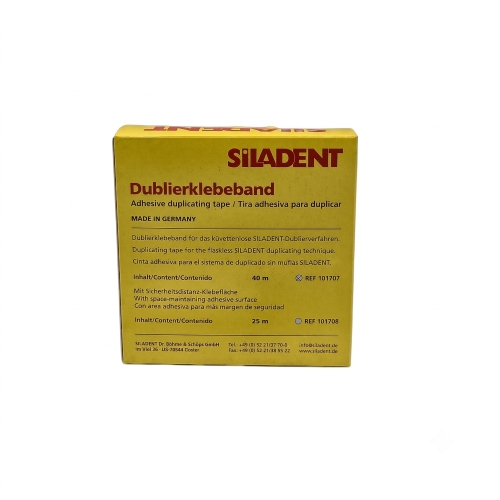 Лента для дублирования липкая, SILADENT, 40 м
