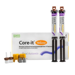 Core it — композитный материал двойного отверждения, желтый, 10г х 2 шприца