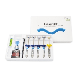 EsCom100 Kit — малый набор пломбировочных материалов, FineEtch 37% х 5 мл, EsBond х 5 мл, цвета А1/А2
