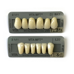 Гарнитур фронтальных зубов MFT, 6 штук